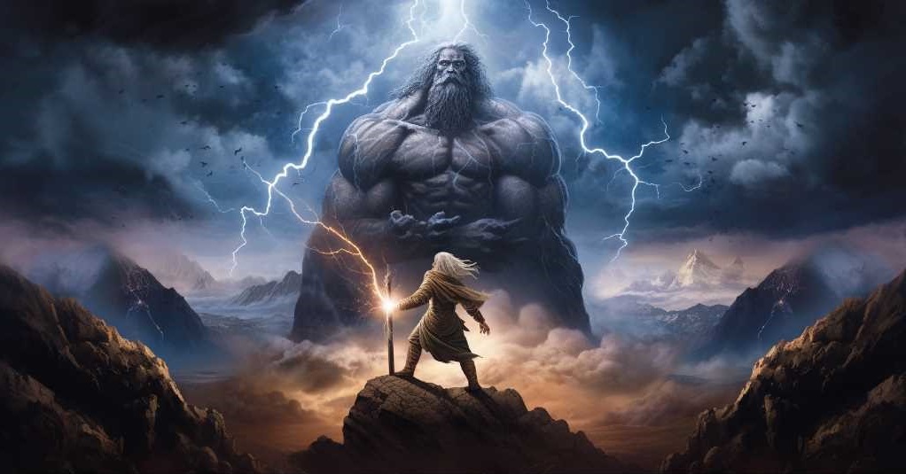 Syceus – the titan / giant, that came face to face with an extremely angry Zeus during the War!