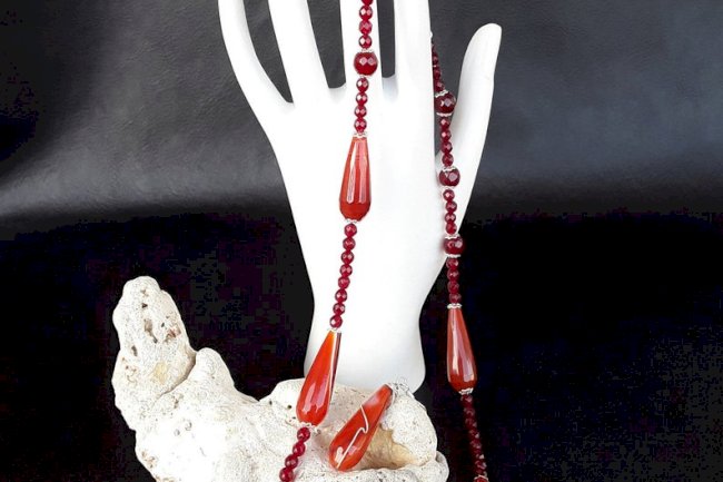 The Cronus Necklace and Earring Jewelry Set