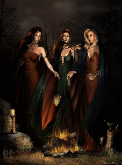 Moirai – the famous Three Fates (the 3 sister godd