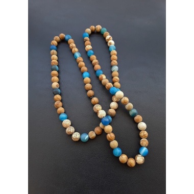 Buddha's Gentle Touch - 108 Mala Prayer Beads Necklace