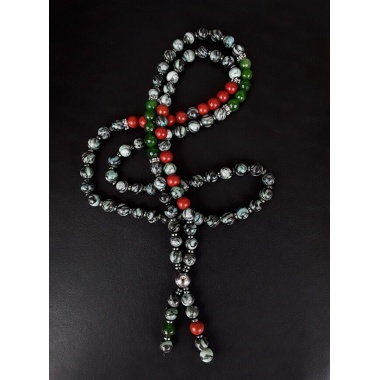 Buddha's Aura - 108 Mala Beads Tassel Necklace