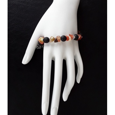 Aetna, the colored Reiki charged Volcano bracelet