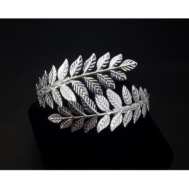 Daphne's Laurel Leaf Bracelet (Silver Version)