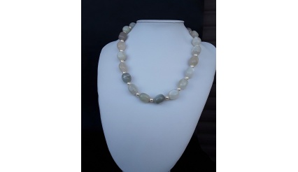 White Pearl, the high-class charm necklace made by DeMar. 