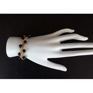 The Golden Dawn Sun Bracelet and Choker Jewelry Set