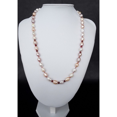 The Royal Pearl Necklace made of Jasper and 925 pure Silver