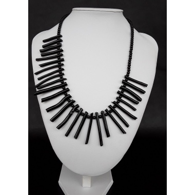 The Zulu Necklace made of Black Coral and 925 pure Silver