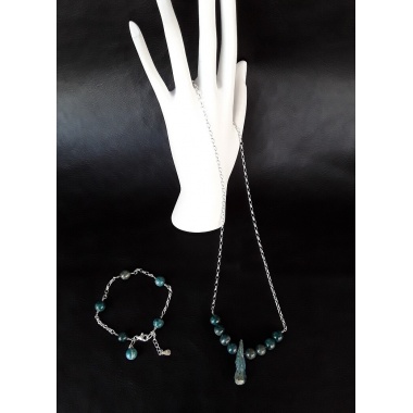 The Gaia Necklace and Bracelet Jewelry Set 