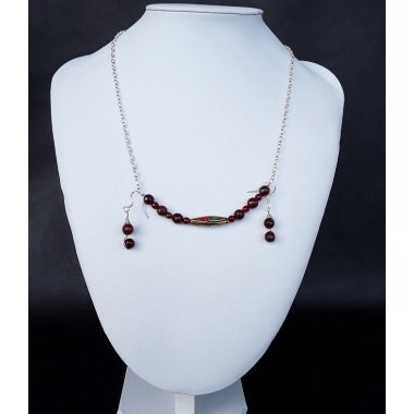 The Tibetan Necklace and Earring Jewelry Set 