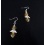 Angelic Wings Citrine and 925 Silver earrings