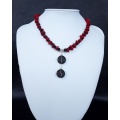 The Black Stone Charm Necklace