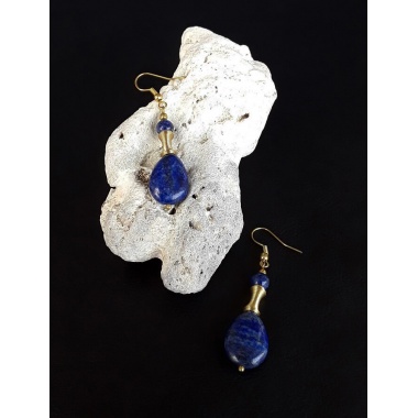The Lapis Lazuli Healing Stone Earrings (Ver 2)