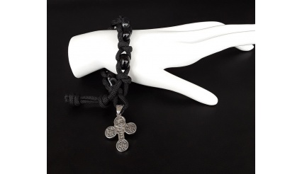 Trough Darkness Military 550 Paracord Wrist Rosary