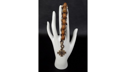 St Benedict Military 550 Paracord Wrist Rosary