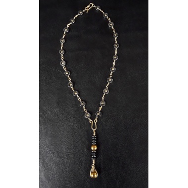 The Jupiter Golden Pendant Necklace