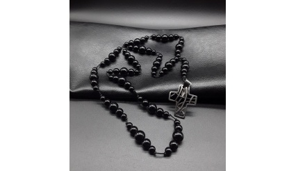 The Vintage designer Cross 5 Decade Catholic Rosary 