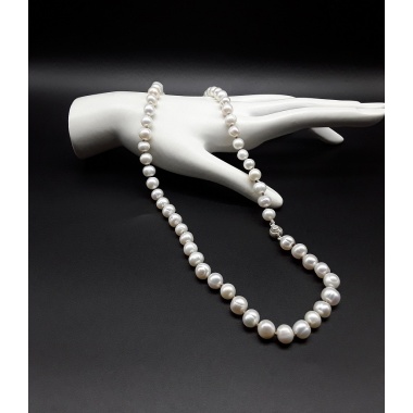 The Pearl Moon Necklace (silver ver)
