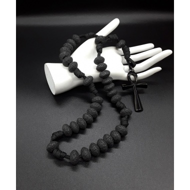 Through Darkness Military 550 Anglican Paracord Rosary (Ankh ver)