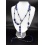 Atlantis Luxueuse Necklace - Made of Sapphire, Lapis Lazuli, Hematite and Pure Silver