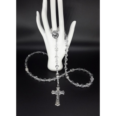 The Crystal 5 Decade Catholic Rosary