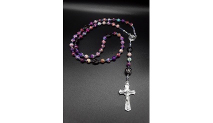 The Imperial Holy Mother Swarovski Rosary