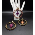 Rosaries (3 Pack - Ver. 1) good luck Charms and Protection.  