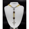 The Sun Rosary of Helios 5 Decade Catholic Rosary Necklace