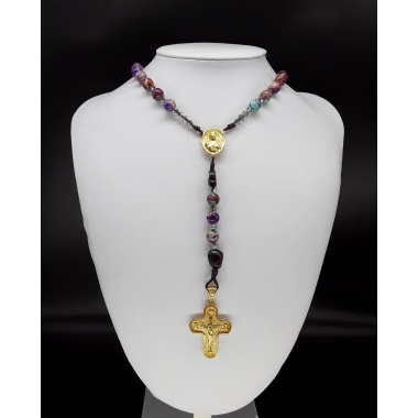 The Imperial Golden Swarovski Rosary