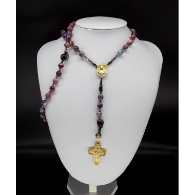 The Imperial Golden Swarovski Rosary