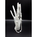 The White Pearl Anglican Rosary Necklace
