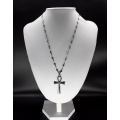 The Silver Ankh Cross Necklace