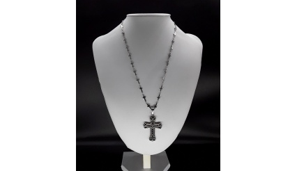The Silver Vintage Cross Necklace