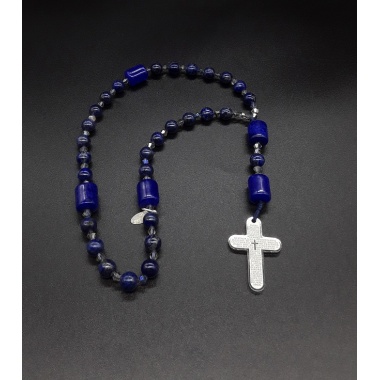 The Deep Blue Irish Anglican Rosary 
