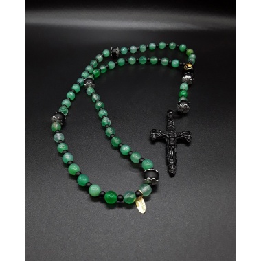 The Feng Shui Skull Cross Catholic Rosary