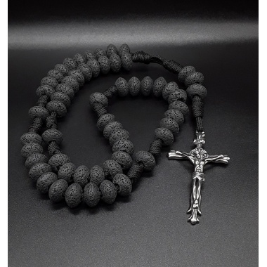 Through Darkness 550 Paracord Crucifix Rosary 