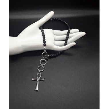 The Ankh Cross Chain Rosary