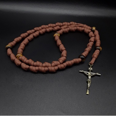 The Crucifix Prayer Knotted 5 Decade Rosary