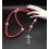 The Crucifix Howlite Knotted 5 Decade Rosary