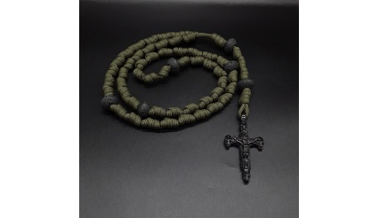 The Skull Lava Knotted 5 Decade Rosary