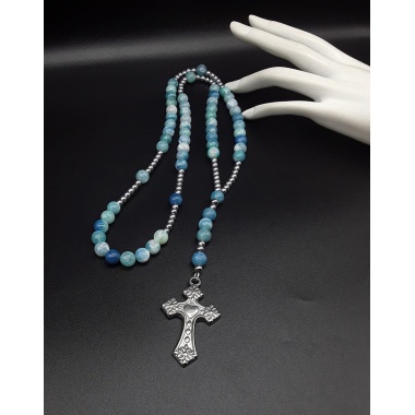 The Blue Sky elite 5 Decade Catholic Rosary