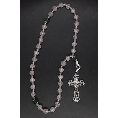 The Rose Quartz Orthodox Rosary