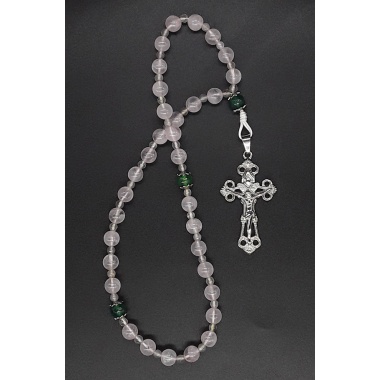 The Rose Quartz Orthodox Rosary