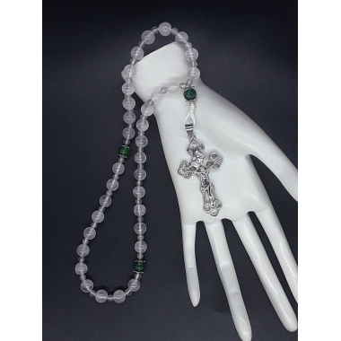 The Rose Quartz Orthodox Rosary