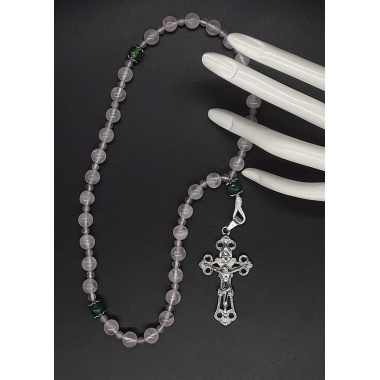 The Rose Quartz Orthodox Rosary