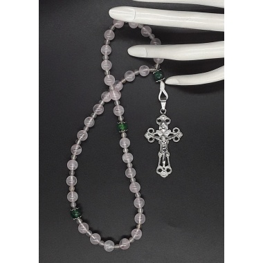 The Rose Quartz Orthodox Rosary