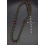 The Crucifix Carnelian Green Knotted Anglican Rosary