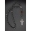 The Crucifix Carnelian Knotted Anglican Rosary