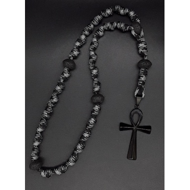 The Crucifix Lava Knotted Anglican Rosary