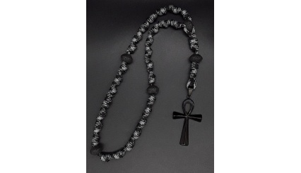 The Crucifix Lava Knotted Anglican Rosary