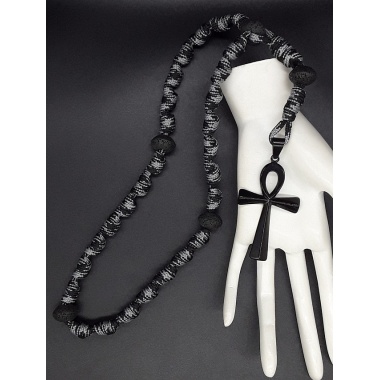 The Crucifix Lava Knotted Anglican Rosary